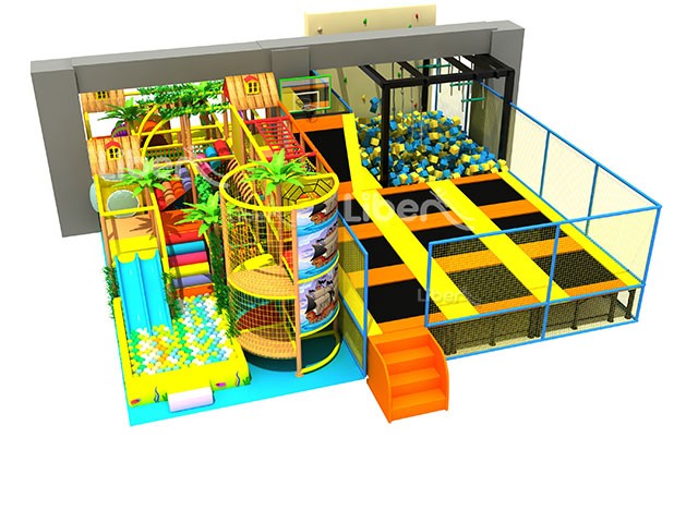 Kids Indoor Play Center with Trampoline Park